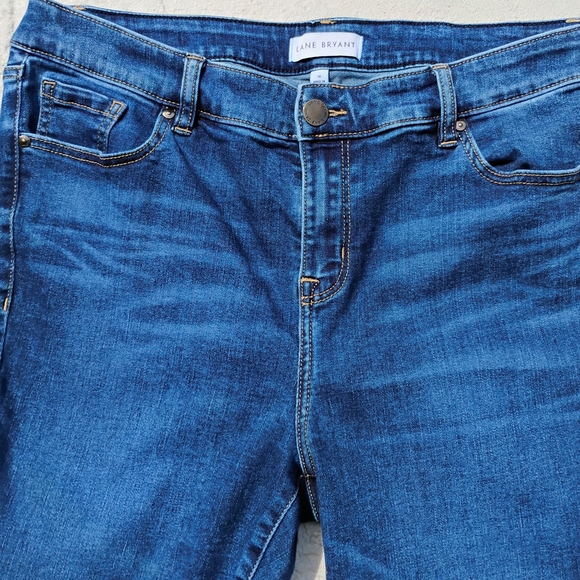 Lane Bryant Skinny Blue Jeans with Comfortable Stretch - Picture 4 of 8